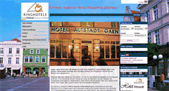 Desktop Screenshot of hotel-altstadt-guestrow.de