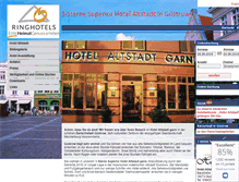 Tablet Screenshot of hotel-altstadt-guestrow.de